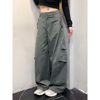 凡Fan【街头狂想】2025早秋新款解构设计百搭垂感阔腿拖地裤