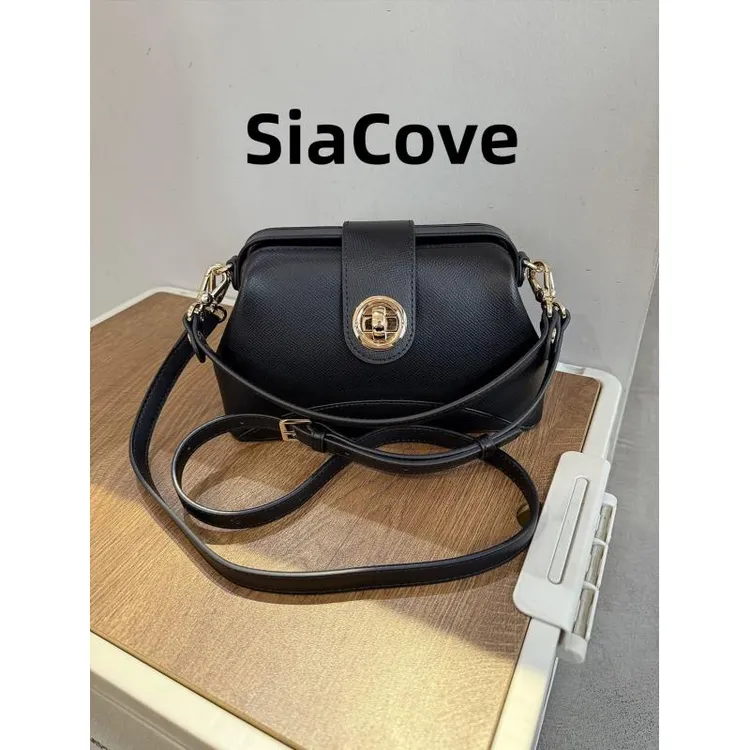 No.1【SiaCove】头层牛皮贝壳包女2025新款小众真皮小方包高级感