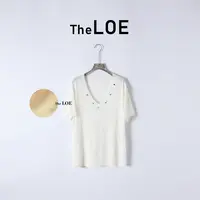 TheLOE/随意不随便的沙丘风 气质宽松休闲感100棉T#04.28T-G5299