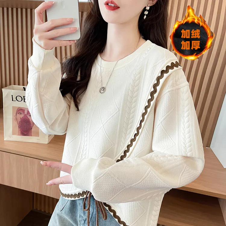 不规则设计卫衣女春秋季薄款2025新款宽松小个子韩版短款外套上衣