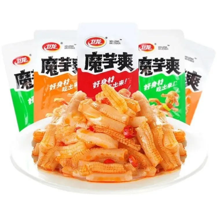 魔芋爽散装称重斤约包魔芋丝素毛肚辣条香辣麻辣酸辣零食