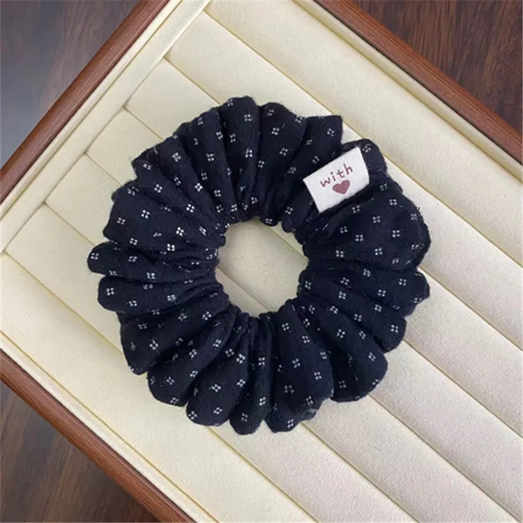 【纯黑色】已开价 S65发圈原创设计皮筋发绳日韩头绳气质四叶草时尚