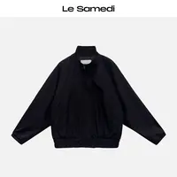 Le Samedi【深空漫旅】Row料机能老钱 轻量感柔暖立领棉服外套