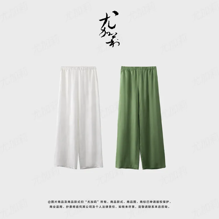 加莉精选裤子-【青云系列】进阶版老亚麻长裤 分码