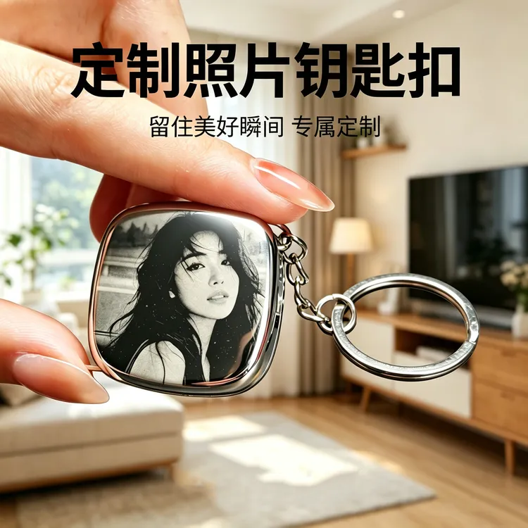 私人订制迷你卷尺2m小卷尺钥匙扣挂件激光雕刻尺带定制礼品尺腰围