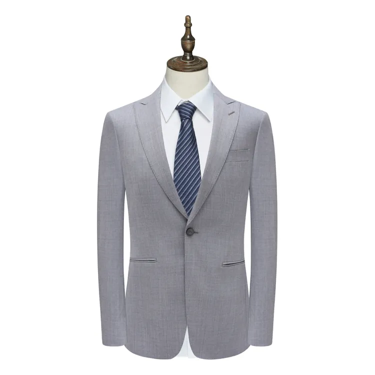 B1601鸟男式春秋西服 两粒扣双开衩商务西装 221262