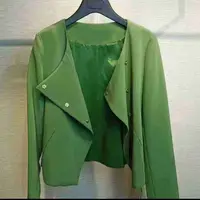 不退不换/绿色短款外套5001-400129