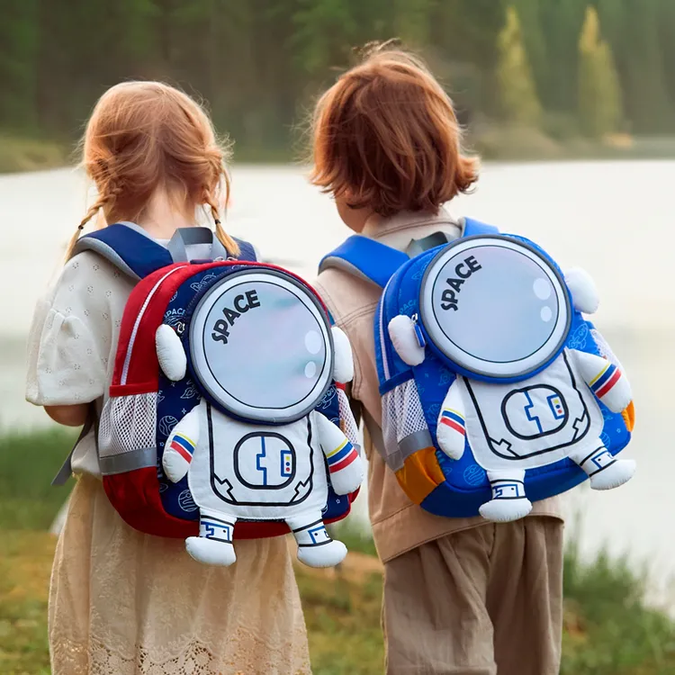 VABC幼儿园书包小中班儿童双肩包3-6岁男孩护脊宇航员户外小背包