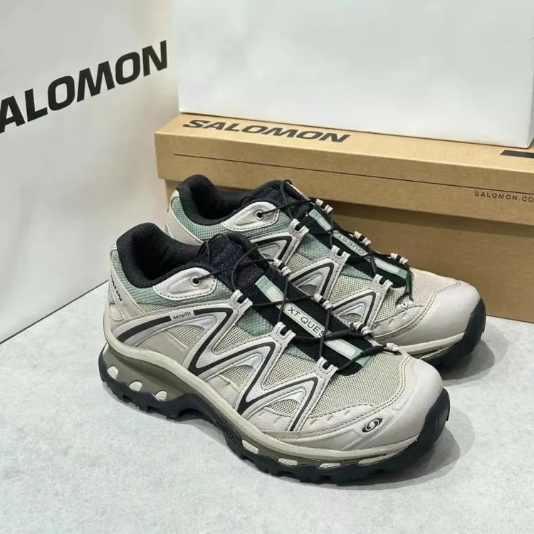 SALOMON/萨洛蒙XT-QUEST ADV 卡其 男女低帮户外运动跑步鞋474790
