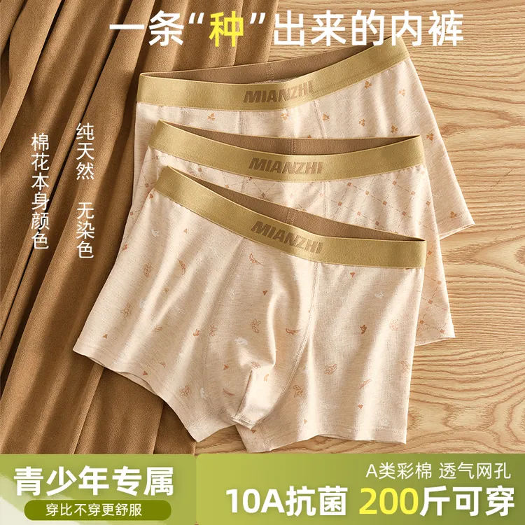 都市丽人青少年内裤12-18岁青春期适用大码内裤男童220斤彩棉