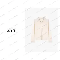 ZYY【如梦花期】2025S/S新品秋冬钩花翻领羊毛针织衫女X25QZZ04195