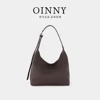 OINNY-【入秋好物】头层牛皮真皮时尚轻奢手提水桶单肩饭盒包6512-