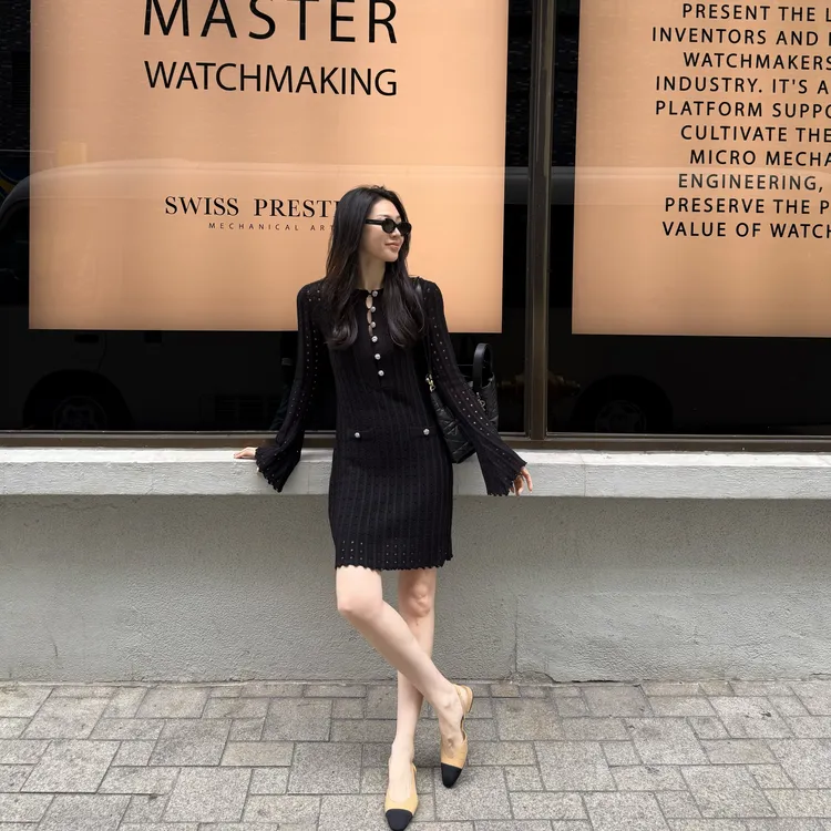 王嬛嬛MsLime25年春款"香香家25c"真两件连衣裙 HD2A0646/0804