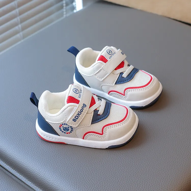 男宝宝学步鞋软底机能鞋2025春秋新款0-1-3岁2透气女童婴幼儿网鞋