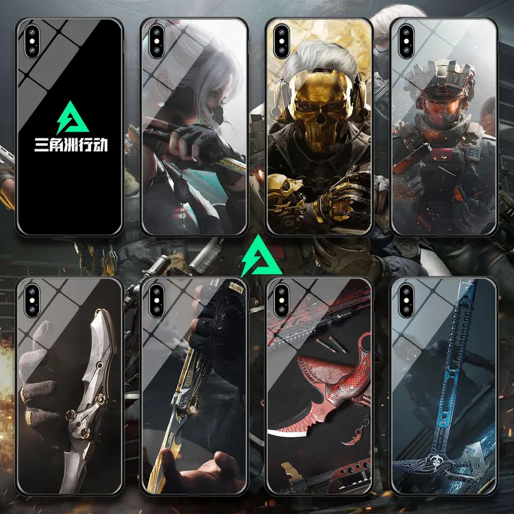 三角洲行动手机保护壳适用华为苹果一加nova12威龙p70露娜mate60p