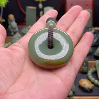 岫岩河磨玉（透闪石质玉）未镶嵌挂件