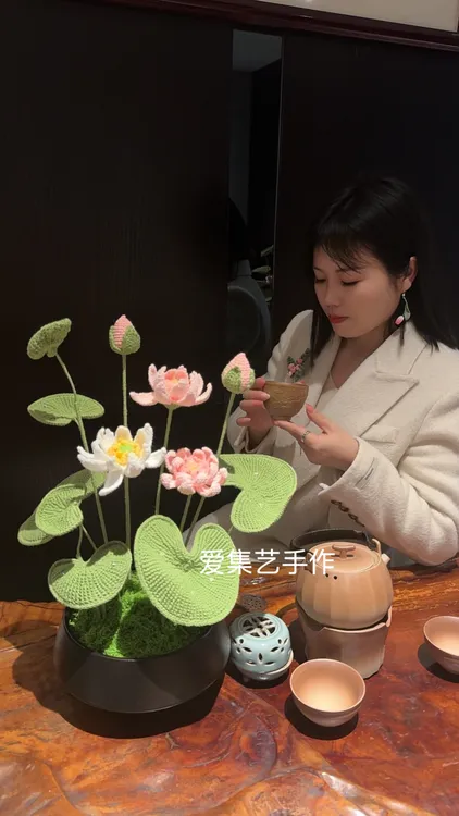 手工钩织毛线花，生日，手捧，搬家送长辈女朋友等花束直播间拼单