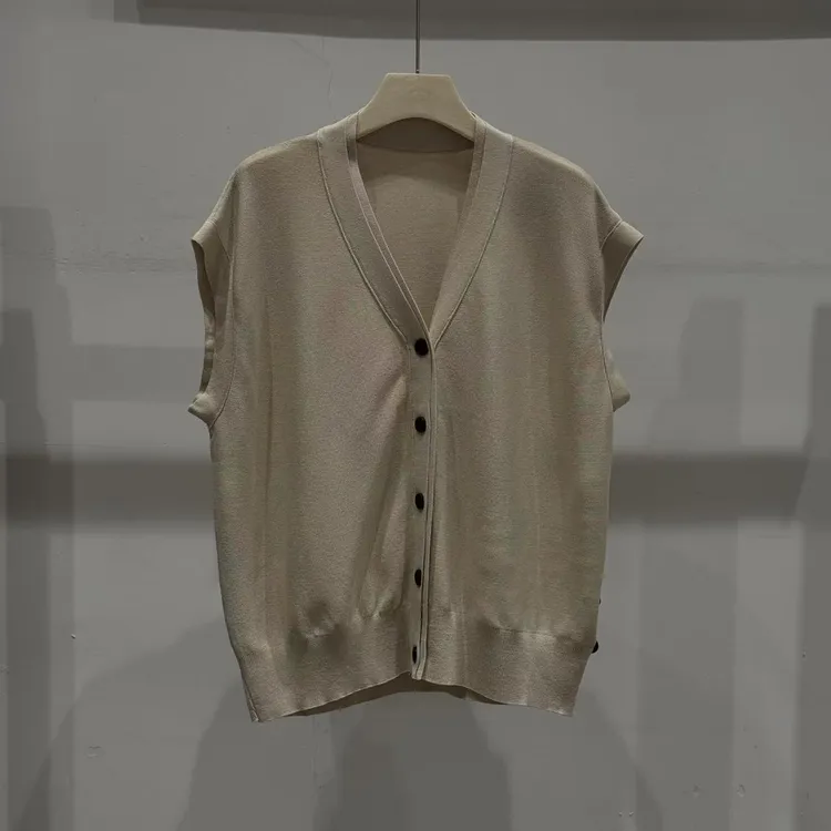 【ATAYI】2025喜喜精选夏季新款时尚休闲百搭简约气质纯色马甲801#