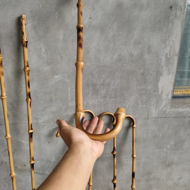 筇竹算盘竹弯头文人杖