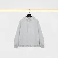 我是摩羯 甜美卫衣 高比例棉休闲百搭荷叶边连帽抽绳秋冬帽衫