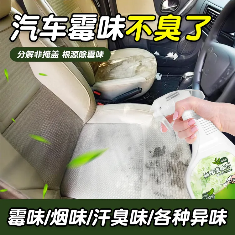 汽车除霉味泡水车除味神器老旧车内发霉室内饰强力除臭去异味喷雾