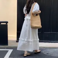 宽松显瘦韩系温柔风秋冬短裙适合粗腿穿着