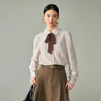 【尚雅专属】MOFAN摩凡春新款米条纹衬衫MBC475187