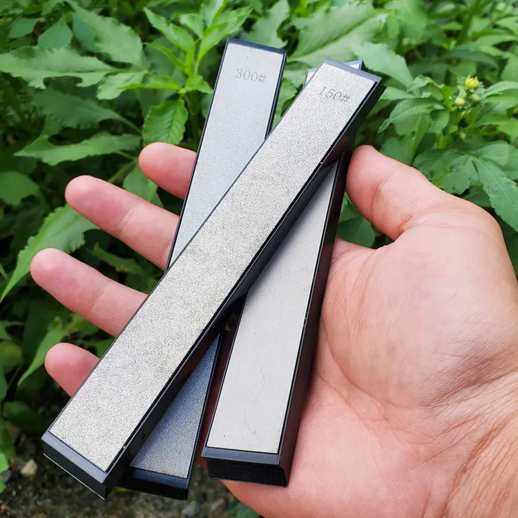 热卖家外定角磨刀器专用粗细磨小号金刚砂磨刀石条160mm