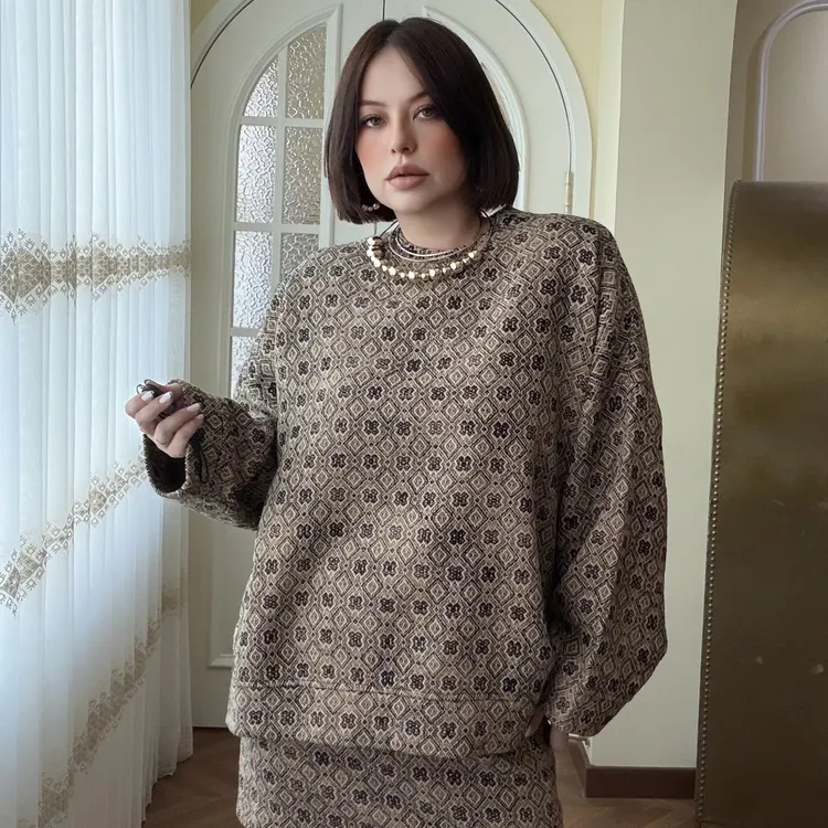 GIYAGH 2025 A/W 复古印花卫衣套装2512292534