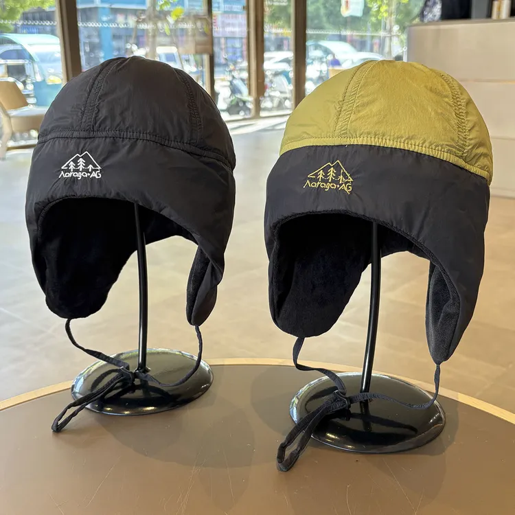 儿童帽子冬季加绒雷锋帽男女童户外骑行防风防寒套头帽亲子护耳帽