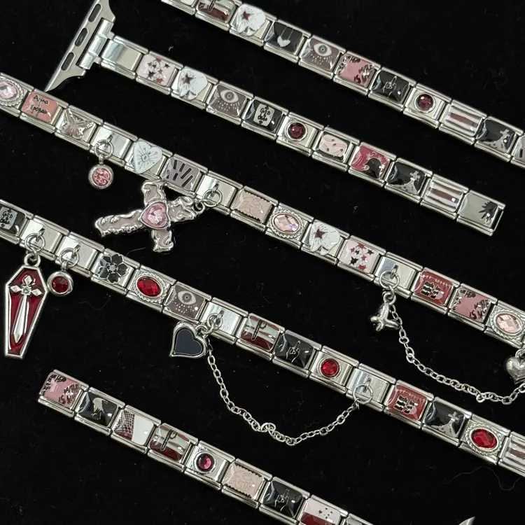 钛钢手链 【修女系列】流光风diy手链表带戒指不易掉色饰品手链