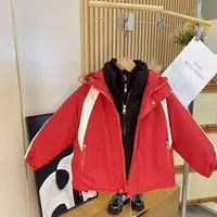 【巴*豆】YRF-1089  品牌撤柜 休闲羽绒服外套洋气儿童户外连帽