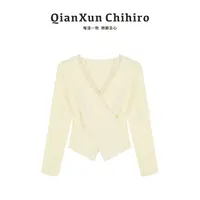 「白露为霜 」针织衫Q4ZZS8198A秋冬百搭时尚气质轻奢修身毛衫长袖