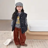 【新国标】白鸭绒品质可溯源！权威儿童冬款宽松立领羽绒马甲25YR001