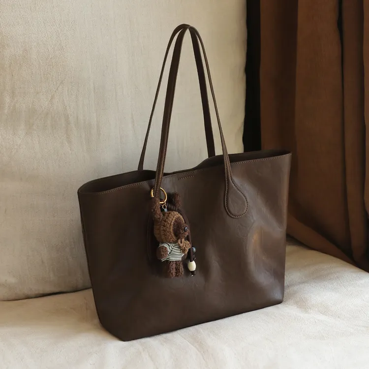 托特包包女款爆款2025新款百搭单肩包大包质感通勤大容量腋下女包