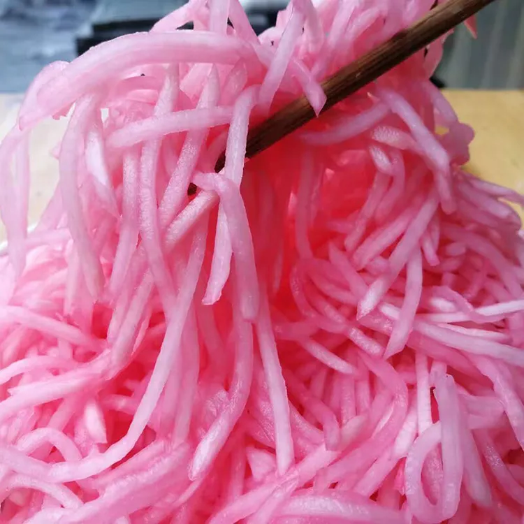 陕西安康开胃纯酸萝卜丝手工泡菜