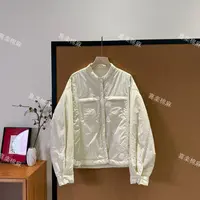 喜樂  2025夹棉拼接棉服衬衫秋冬季新款时尚百搭纯色简约女士外套
