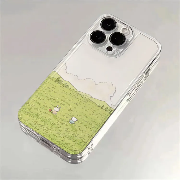 自然风景适用苹果16手机壳15promax软壳14pro透明13pro12防摔7/8