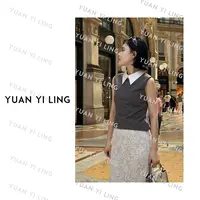 袁艺灵【法式浪漫】25夏澳毛polo领T恤（不能用蓝某亮洗衣液）
