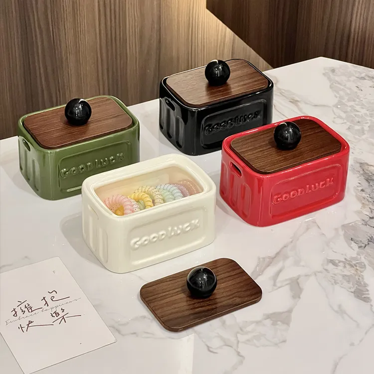 中古风首饰盒家用客厅高档精致轻奢高级感耳环耳钉收纳盒饰品盒子