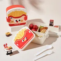 【可进微波炉】网红创意分格饭盒便当盒保温保冷饭盒餐具学生上班族