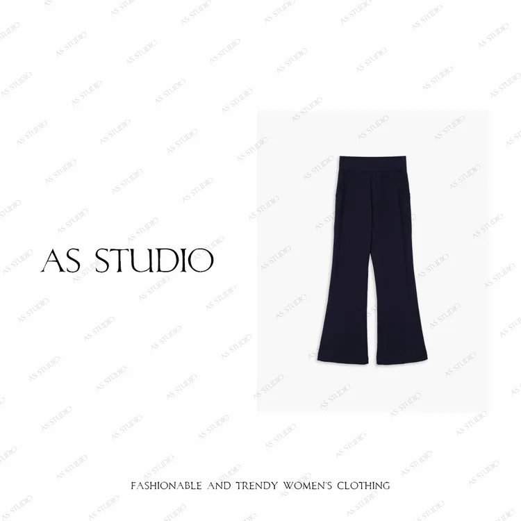 【AS行动派】25新运动风松紧腰显瘦百搭休闲裤AS25QNK03177 