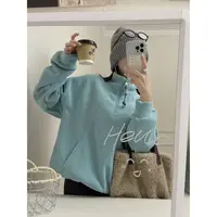 【琥珀拉链羊毛加绒卫衣】冬日新款！百搭休闲拉链加绒卫衣440