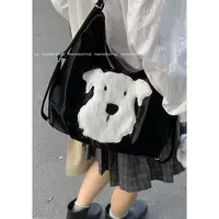 可变形托特包小狗高地托特包包包包女新款韩国多用双肩包