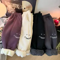 冬季抗寒一条过冬加绒加厚保暖裤儿童运动休闲裤 KZ24894