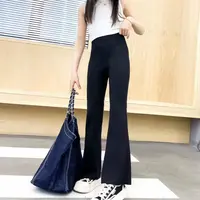 308325《现》精选女童日常百搭春秋款鲨鱼芭比喇叭裤