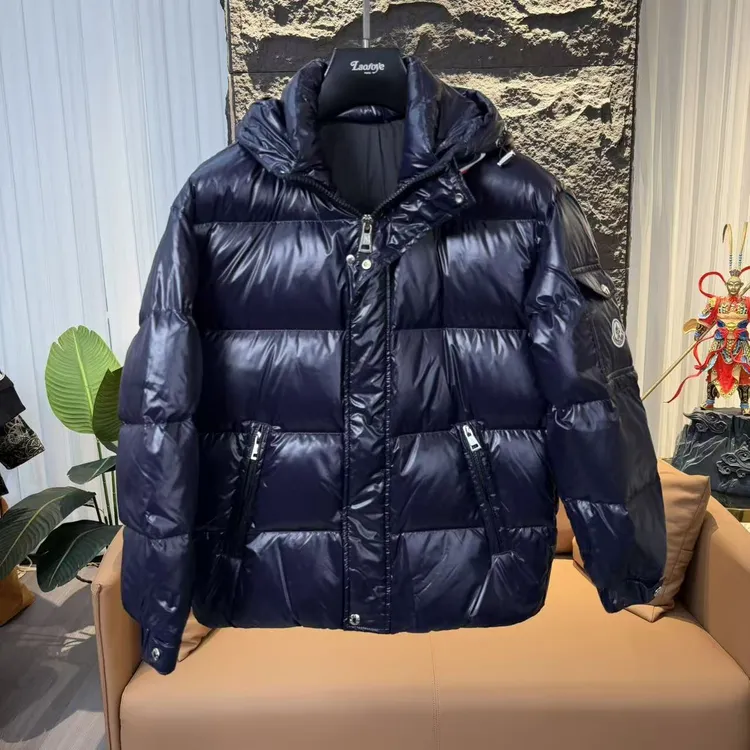 【VanJazny】新款潮流男士冬季高端简约纯色羽绒服5506