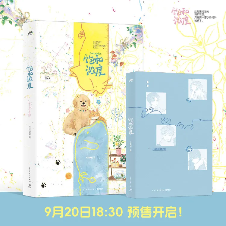 正版 饱和浓度 芥菜糊糊著 新增番外 实体小说书