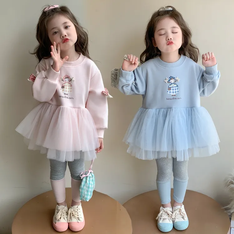 儿童运动套装2025春秋款宝宝洋气两件套女孩秋季开学时髦休闲卫衣