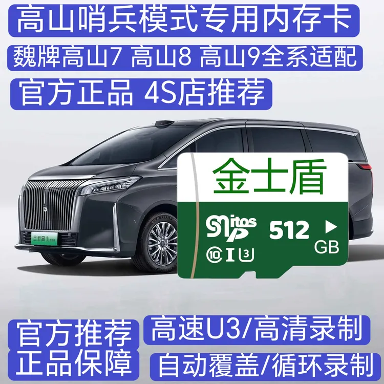 2025官方正品高山哨兵模式专用高速存储卡记录仪内存卡全新高山用